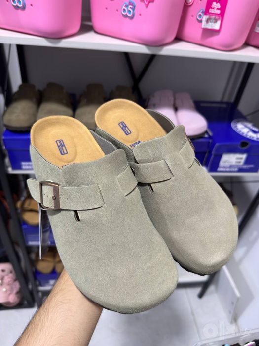 Birkenstock замшевые сабо