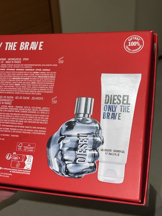 DIESEL ONLY THE BRAVE Комплект Парфюм с Душ Гел