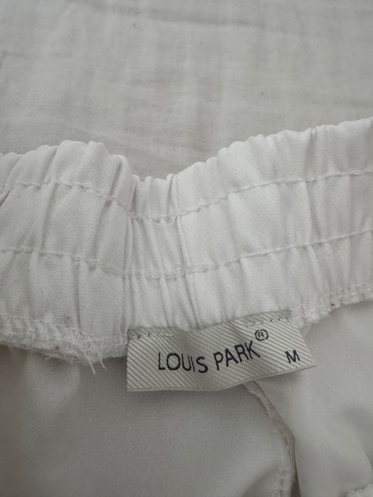 Vand pantaloni Louis Park M alb si negru