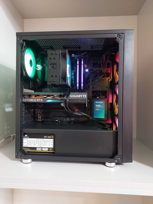Мощный игровой компьютер Ryzen 5 5600x, RTX4060 8gb
