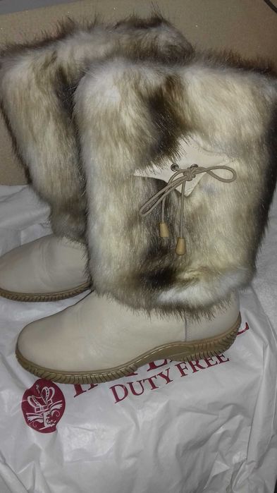 Сапожки унты  из натурального меха целебные теплые  36 размера