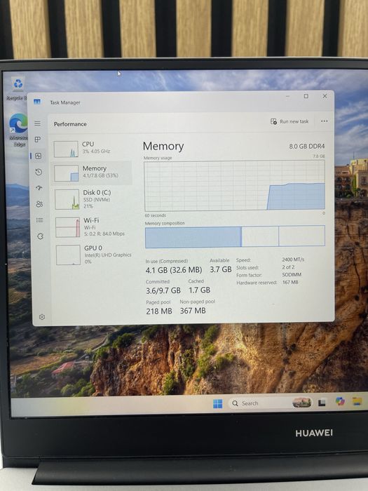 Huawei NBLB-WAX9N / Intel i5-10210U 8Gb ram Garantie/Factura #62671