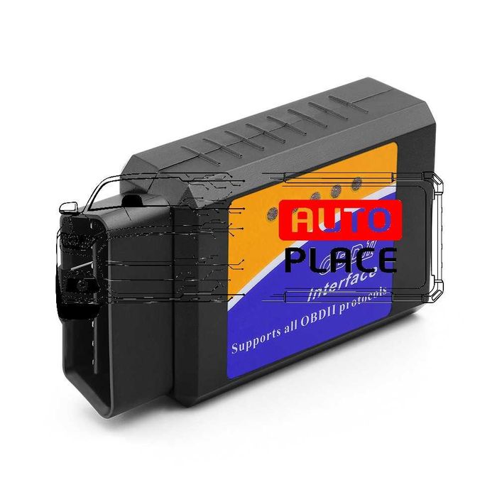 Универсален интерфейс ELM327 Wifi Wi-Fi OBDII Автодиагностика