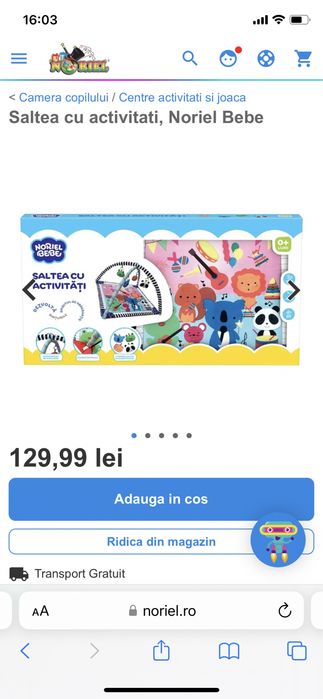 Salteluta cu activitati Noriel