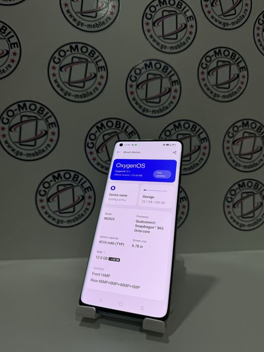 OnePlus 8 Pro - 256GB - Albastru - Impecabil - Garantie