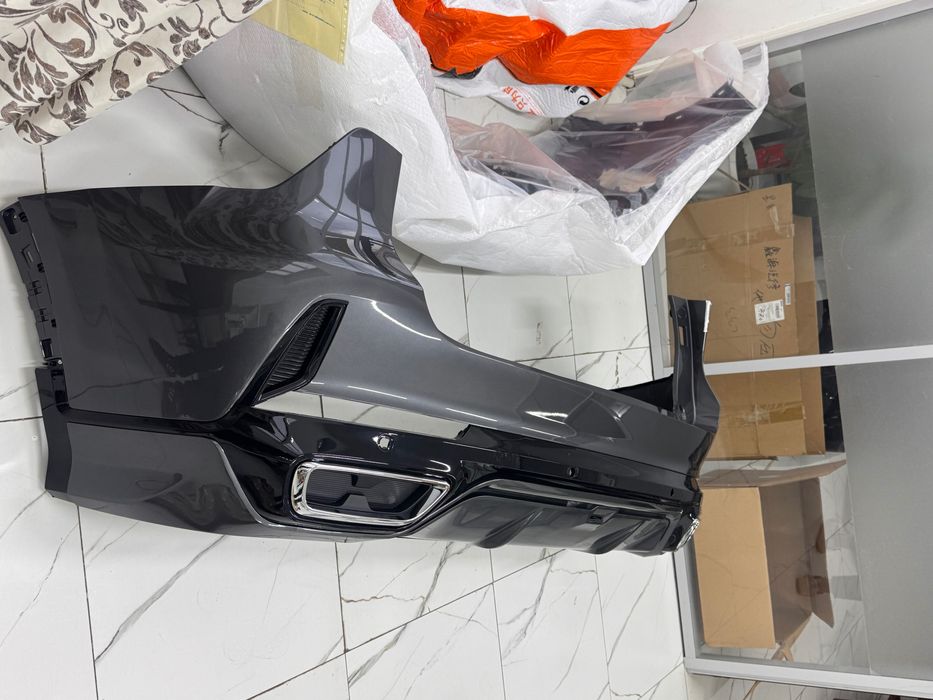 Задний бампер серый Changan CS75 Plus