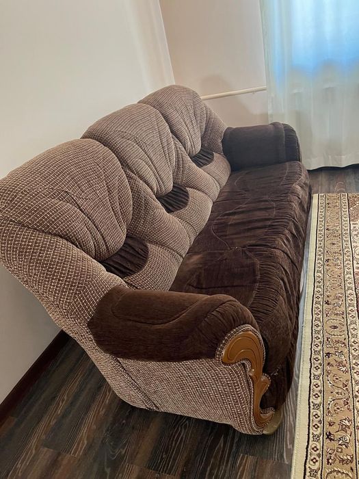 Диван кресло коричневый