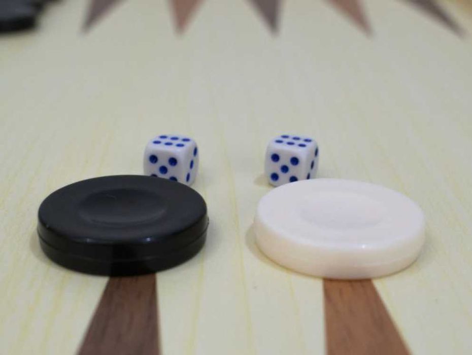 Шах, дама и табла 3 в 1 MAXIMA, Фурнир с интарзия, 49.5х49 см