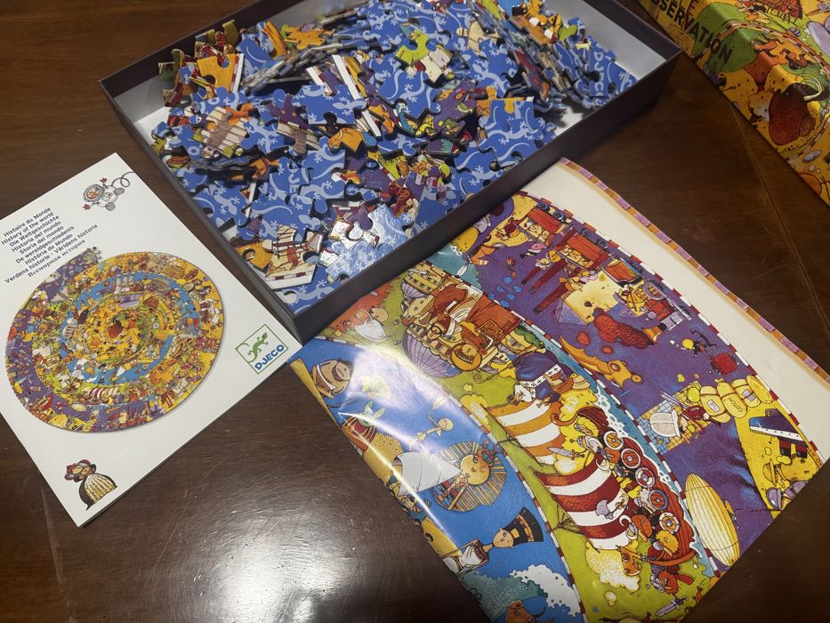 Puzzle Djeco Evolutia omenirii 350 piese