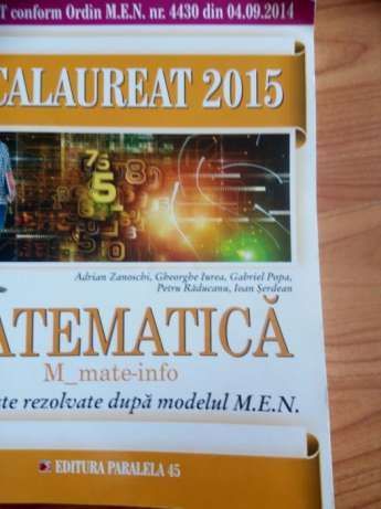 Carte teste bacalaureat