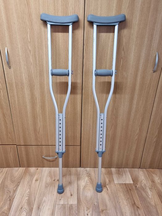 Carje sub brat reglabile, aluminiu, pentru copii