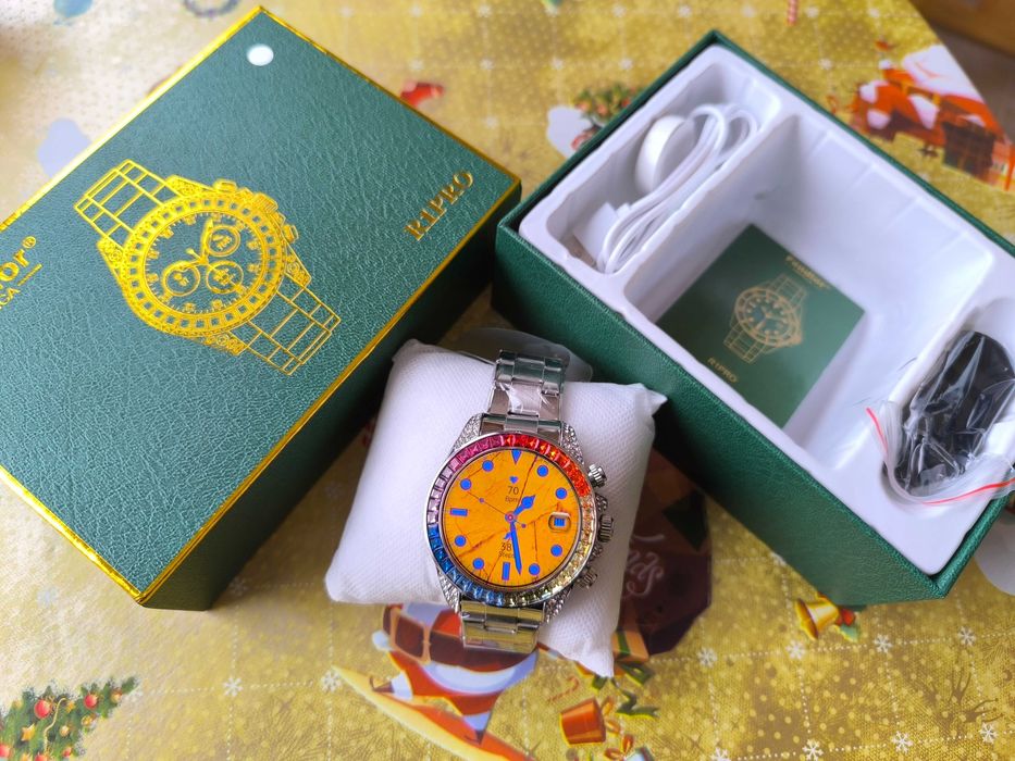 Нов  Rolex smart watch   rolex с камъни Ролекс вид смарт часовник