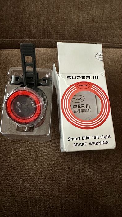 Vand stop led smart bicicleta cu senzor frana