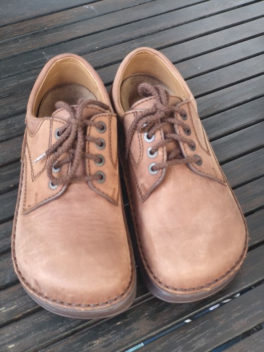 Birkenstock, нови обувки естествена кожа, номер 38