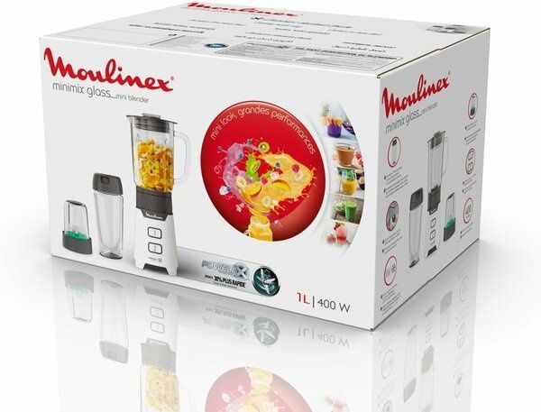 Стационарный блендер Moulinex Minimix LM16L110 (белый/черный)