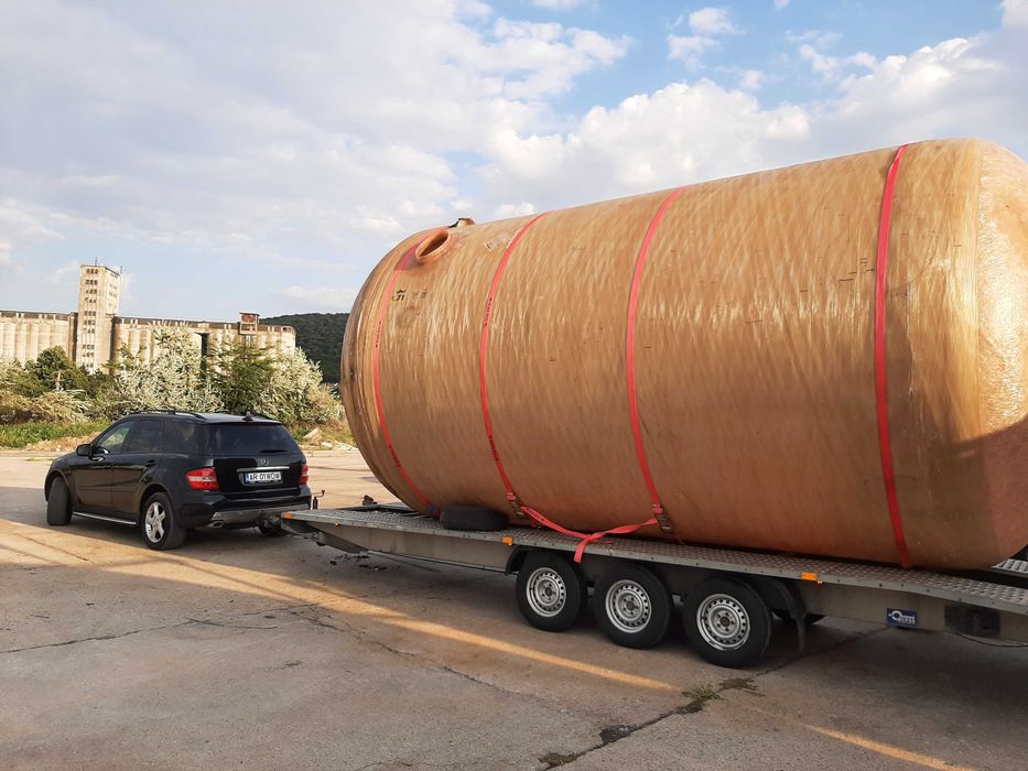 Rezervor,  bazin fibra de sticla
