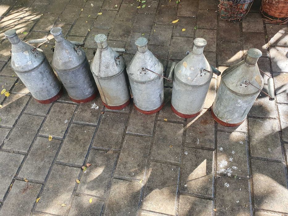 Bidon metalic din tabla galvanizata de 5 litri
