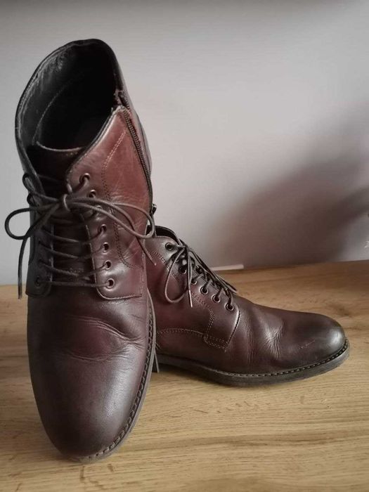 Естествена кожа мъжки боти 41номер LASOCKI - CCC