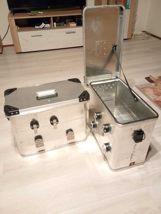 Cutii laterale moto Bagtecs, aluminiu
