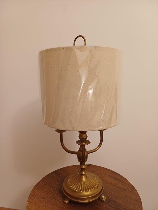 Accesoriu decorațiune lumina vintage colectie alama Belgia 1950