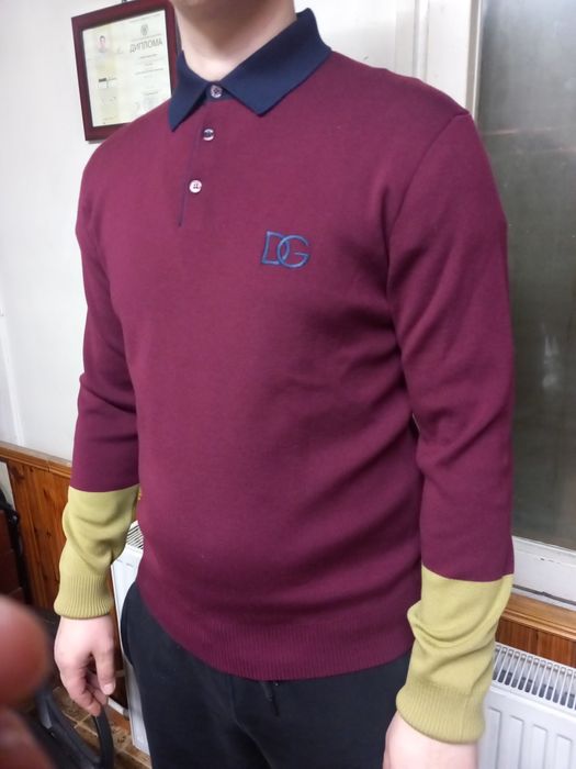 Нова мъжка блуза Dolce Gabbana фина вълна