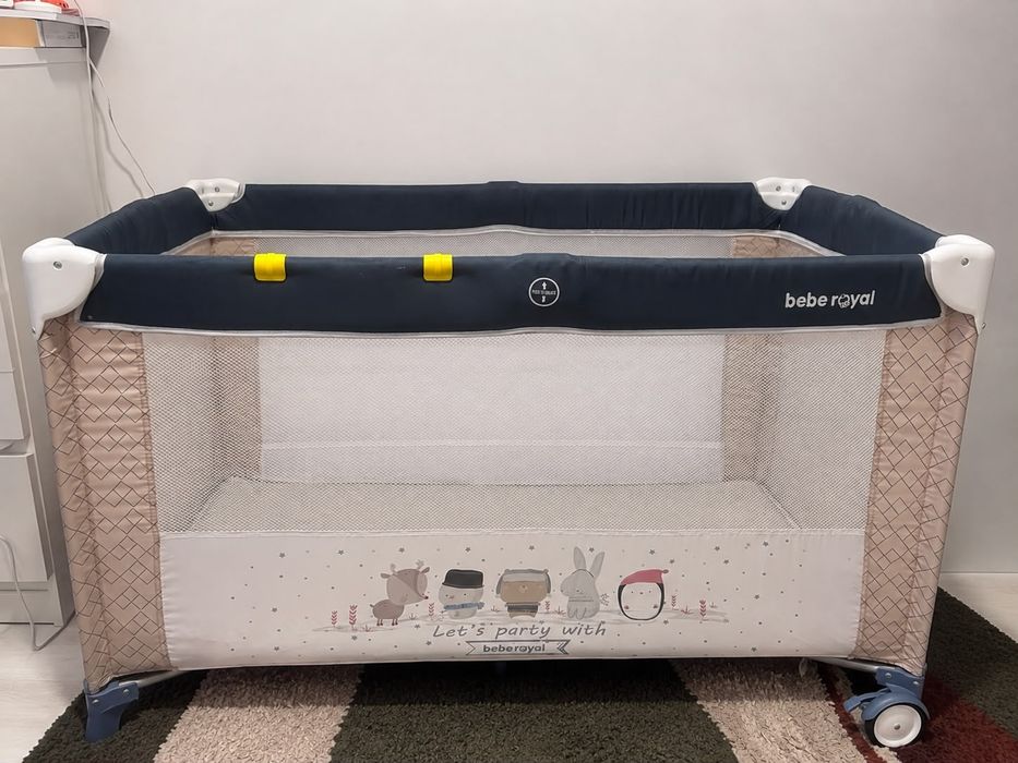 Patut 2 in 1 Bebe Royal - Somn si Joaca, Super Pret!