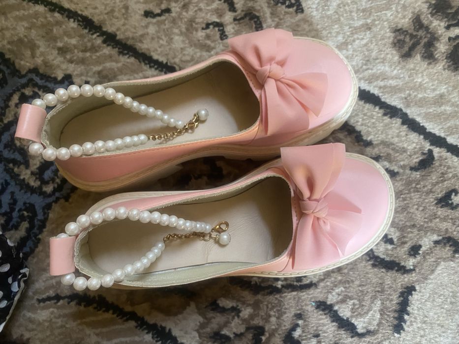 Туфли розовые для девушек