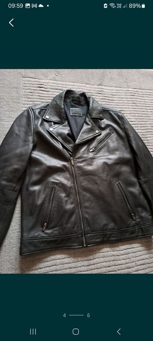 Geaca de piele biker H&M,XL