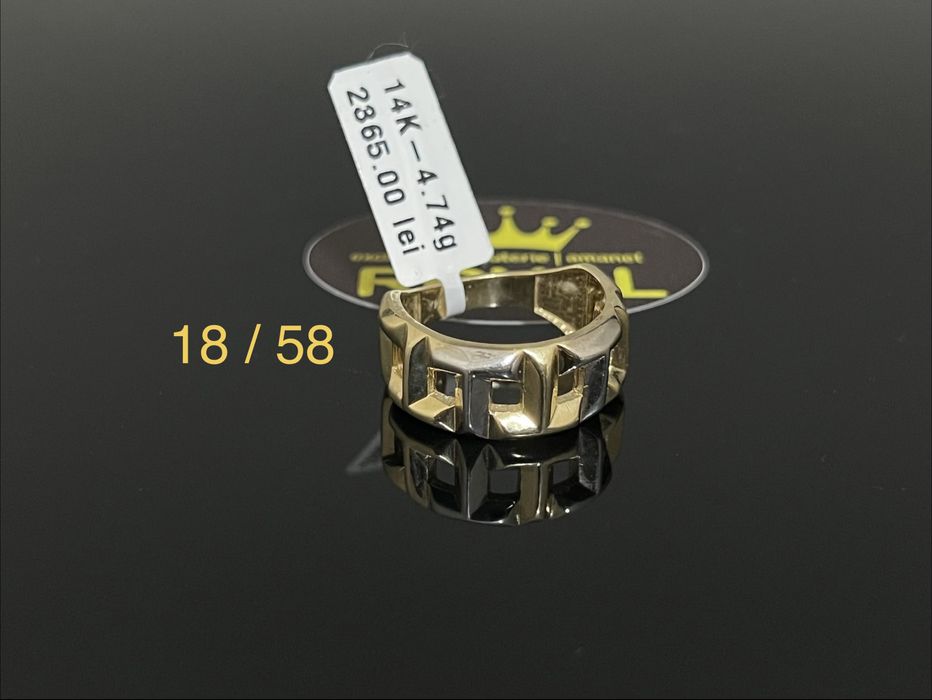 Bijuteria Royal CB : Inel dama aur 14k 585  4,74 grame