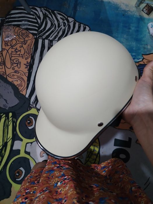 Шлем вело/мото беж