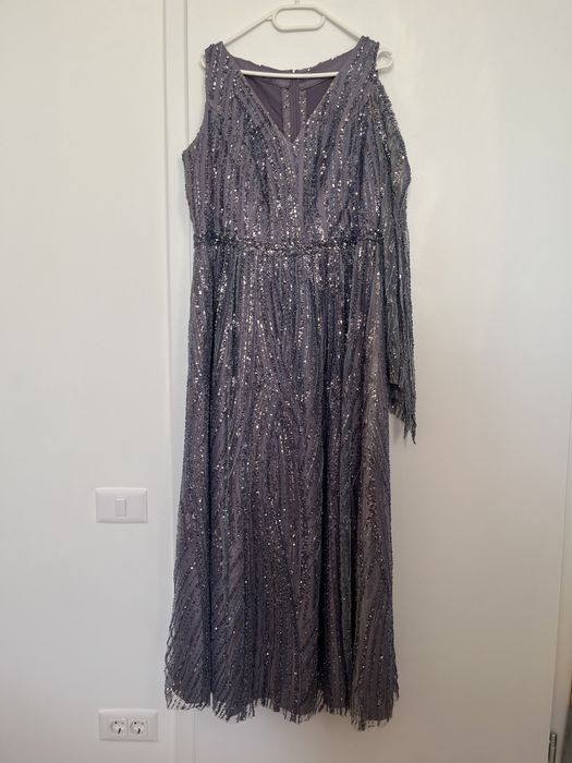 Rochie de seară, lucrată manual