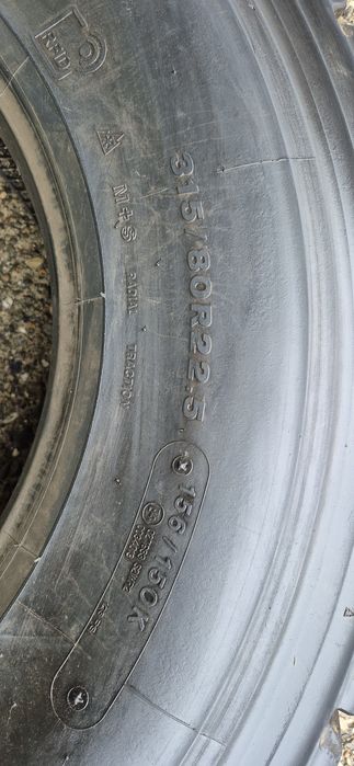 4 anvelope camion M+S Bridgestone M-Drive 001;315/80/22,5.Pret/bucata.
