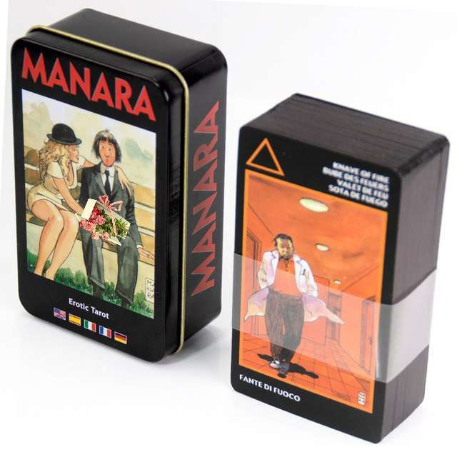 Карты Таро МАК Манара Manara Tarot в жестяном боксе