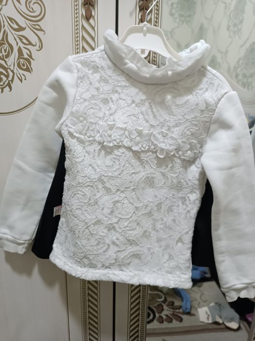 Qiz bollar kiyimi 3 talik.kojini Yupka, jensi kastun,oq kofta