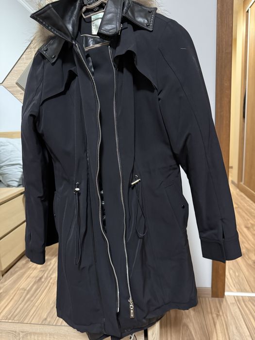 Парка Alessa с качулка естествен косъм