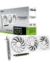 Видеокарта ASUS GeForce RTX 5070 PRIME WHITE OC Edition