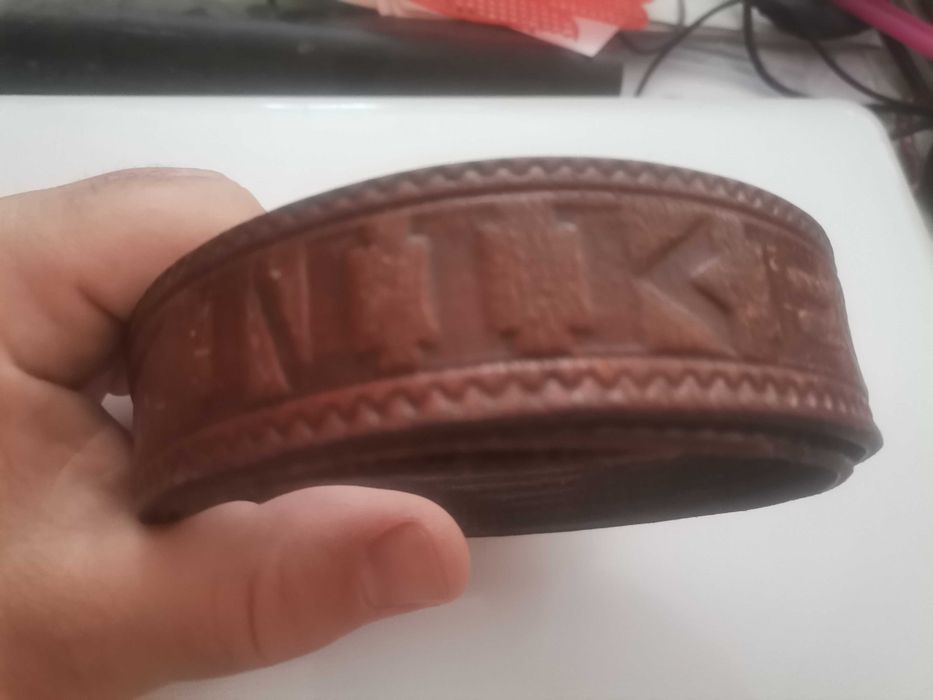 Оригинален кожен колан USA 501  с лого на Nike