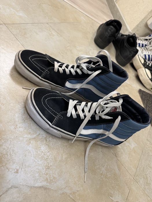 почти новые кеды vans hi sk8
