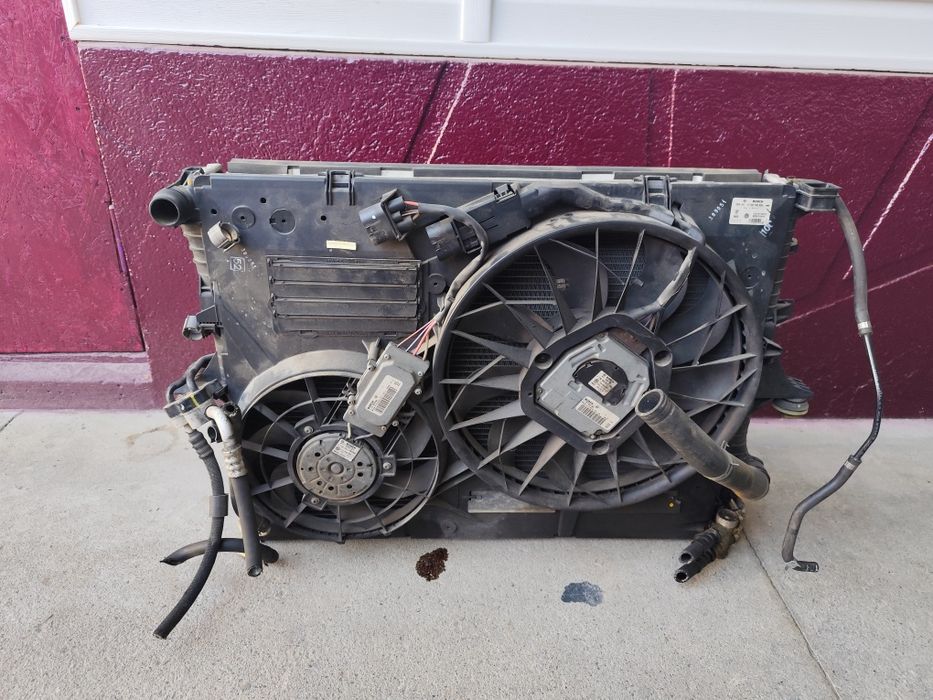 Радиатор вентилятор Touareg Туарег