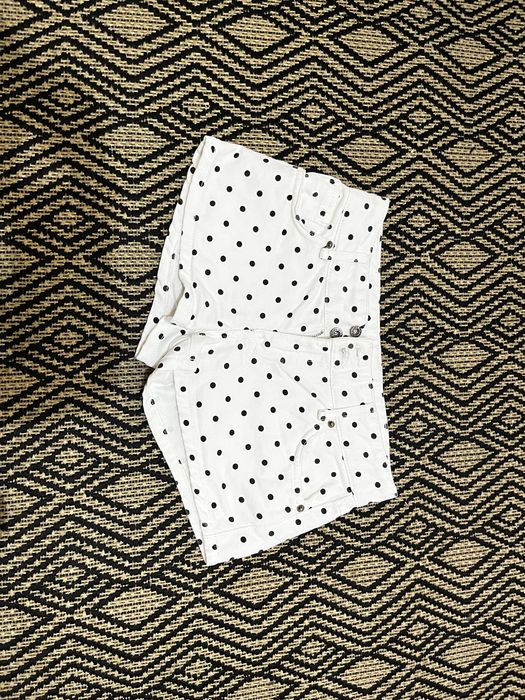 Bershka, мини шорты polka dot принт, размер 32
