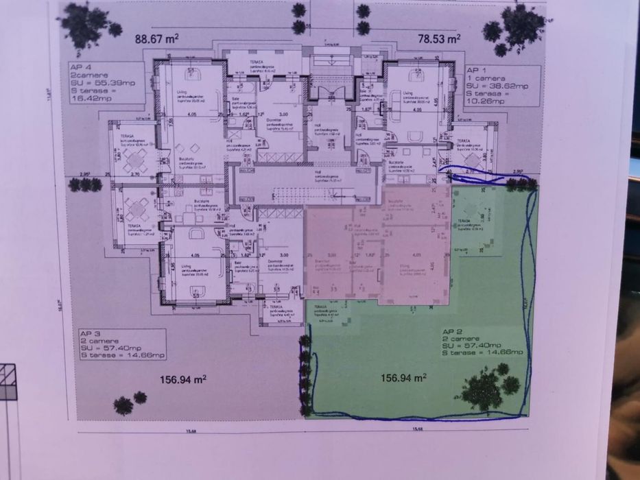Apartament Direct Proprietar Cu Gradina In Cristian