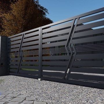 Garduri moderne  Tablă debitată cnc