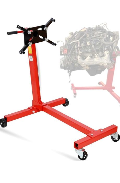 Стойка за двигатели STAHLMAYER – 450 кг, подсилена конструкция