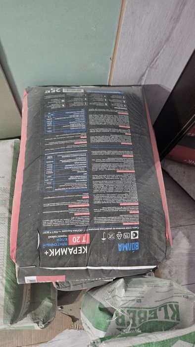 Цемент клей остатки