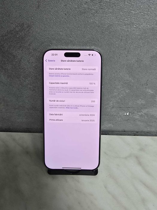 iPhone 16 Pro Max 256GB White Bmg Amanet 95793