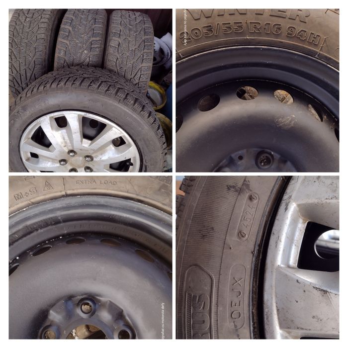 205/55/16 iarna Renault 5x114,3 și 4x100 vara