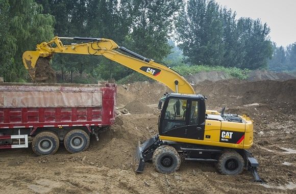 Колёсный экскаватор