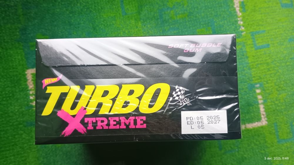 Guma Turbo cutie de 100 bucati