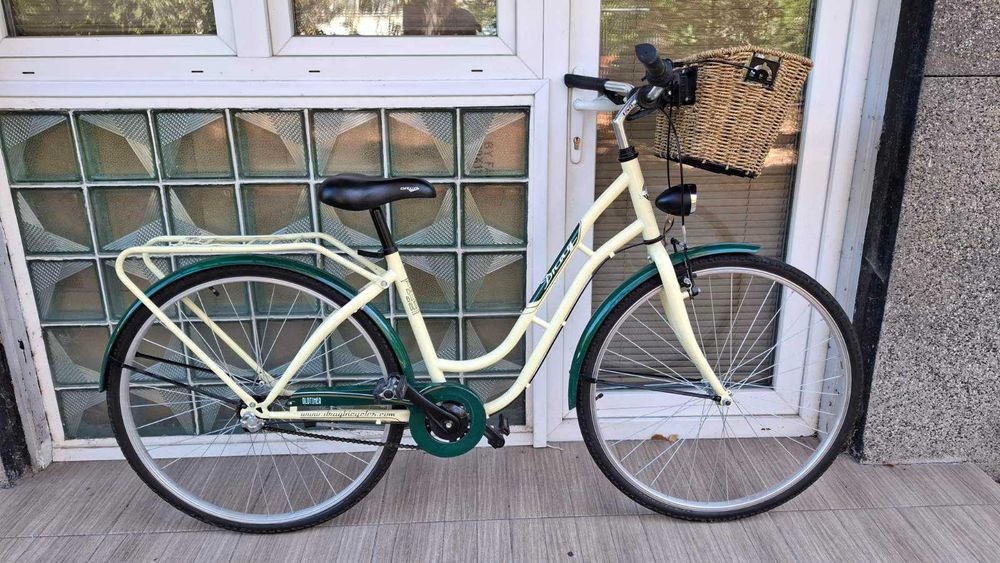 Велосипед Drag Oldtimer 28" + ратанова кошница