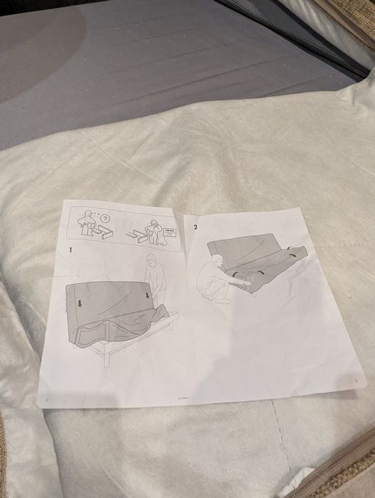 Диван раскладной, производство IKEA